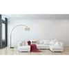 ARTIVA Elena 80 in. Antique Bronze LED Arch Floor Lamp
