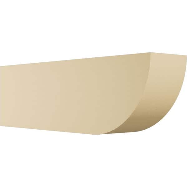 Ekena Millwork Standard Durham 4 in. W x 6 in. H x 20 in. D Signature Urethane Rafter Tail Outlooker