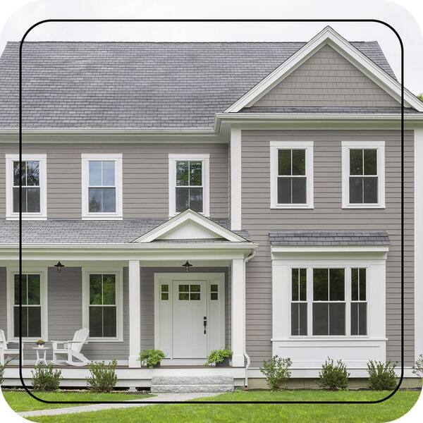 BEHR MARQUEE 1 gal. #PPU18-16 Elephant Skin Flat Exterior