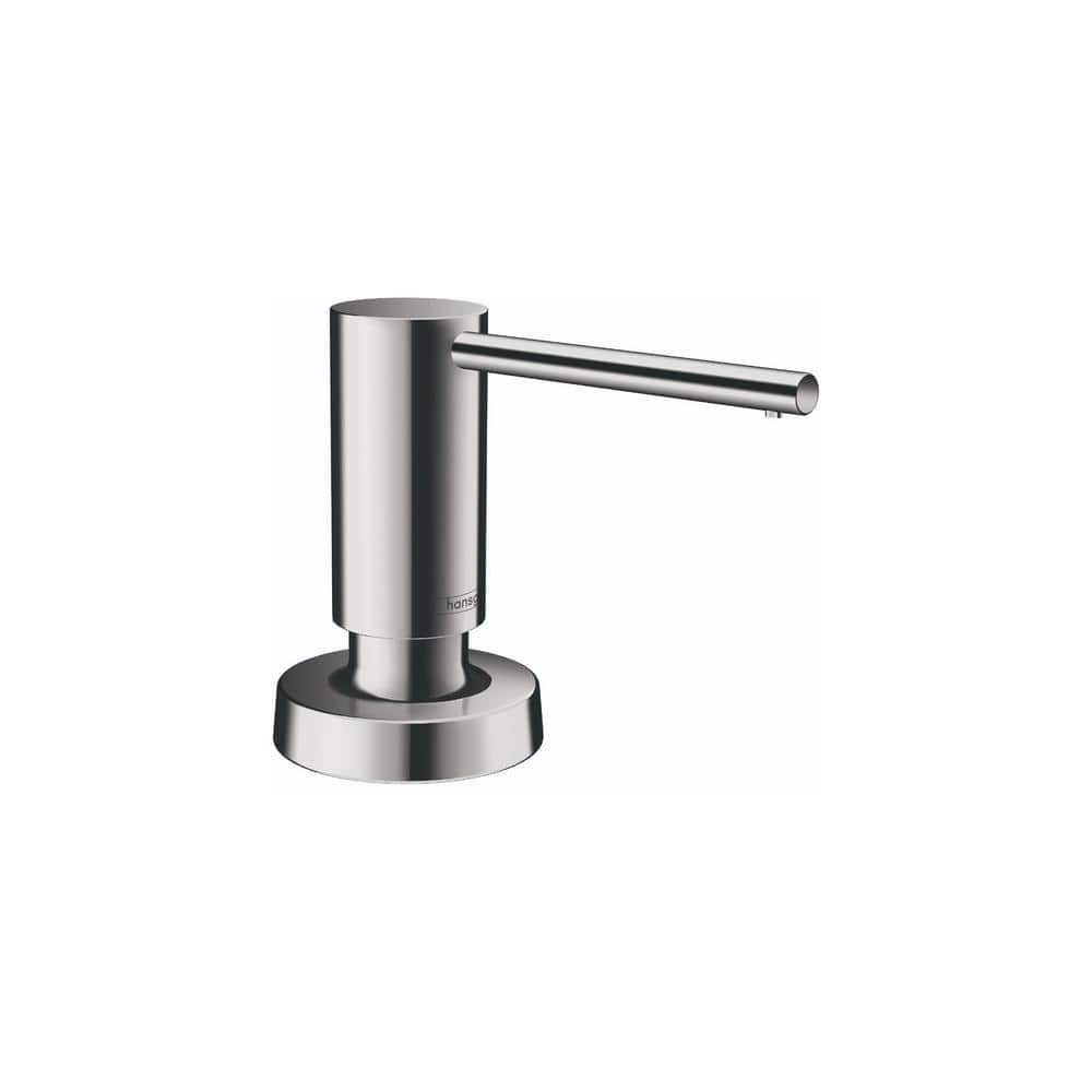 Modern Chrome 4-inch Soap and Lotion Dispenser