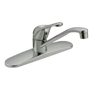 Single-Handle Standard Kitchen Faucet in Chrome