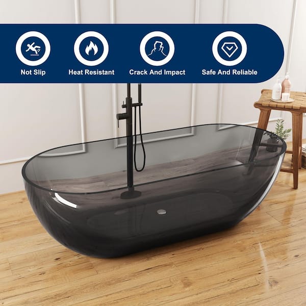 MEDUNJESS Ariana 69 in. x 30 in. Stone Resin Solid Surface