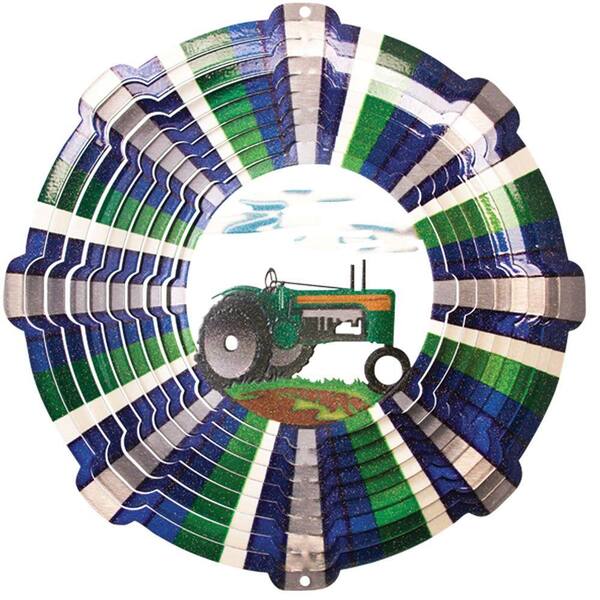 Iron Stop 10 in. Tractor Wind Spinner
