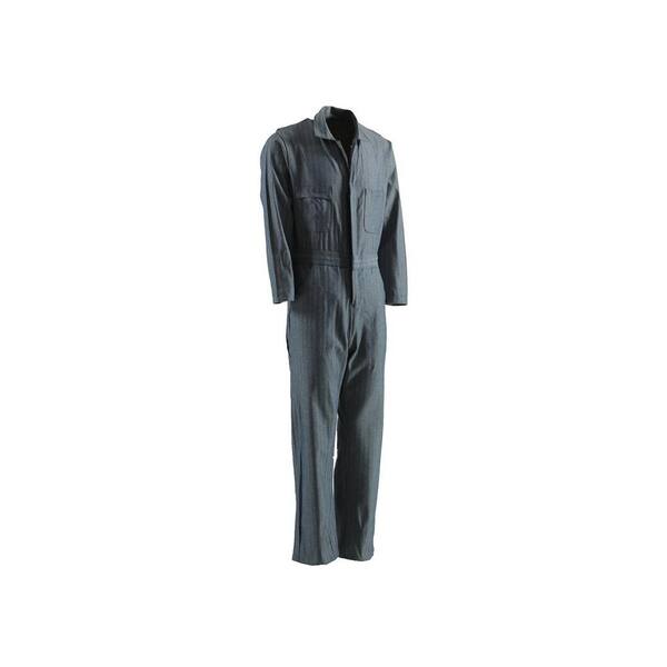 Berne Men's 58 in. x 32 in. Fisher Stripe 100% Cotton Standard Unlined Coverall