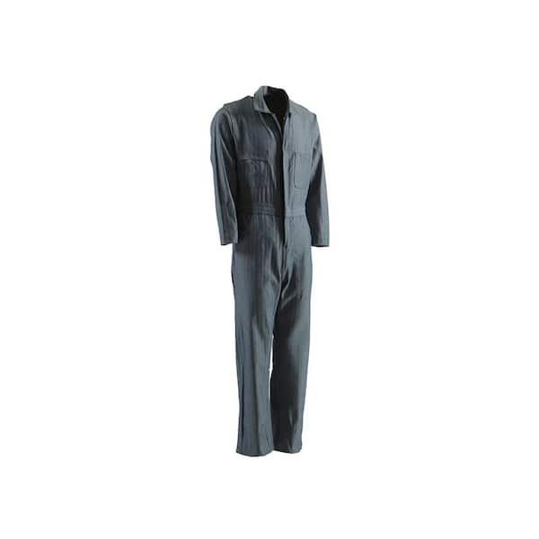 Berne Men's 50 in. x 34 in. Fisher Stripe 100% Cotton Standard Unlined Coverall