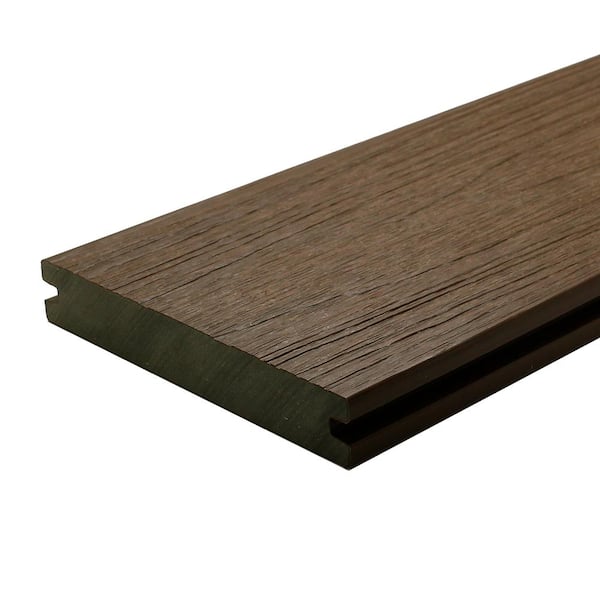 NewTechWood UltraShield Naturale Magellan 1 in. x 6 in. x 16 ft. Brazilian Ipe Solid with Groove Composite Decking Board (49-Pack)