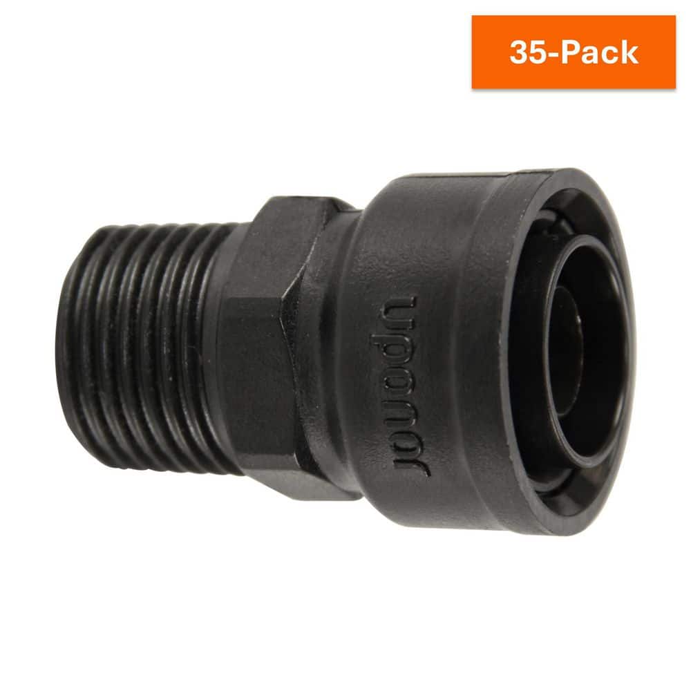 TotalFit 1/2 in. Push-to-Connect x 1/2 in. NPT Engineered Polymer Male Threaded Adapter (35-Pack) price history on PriceWatchPro