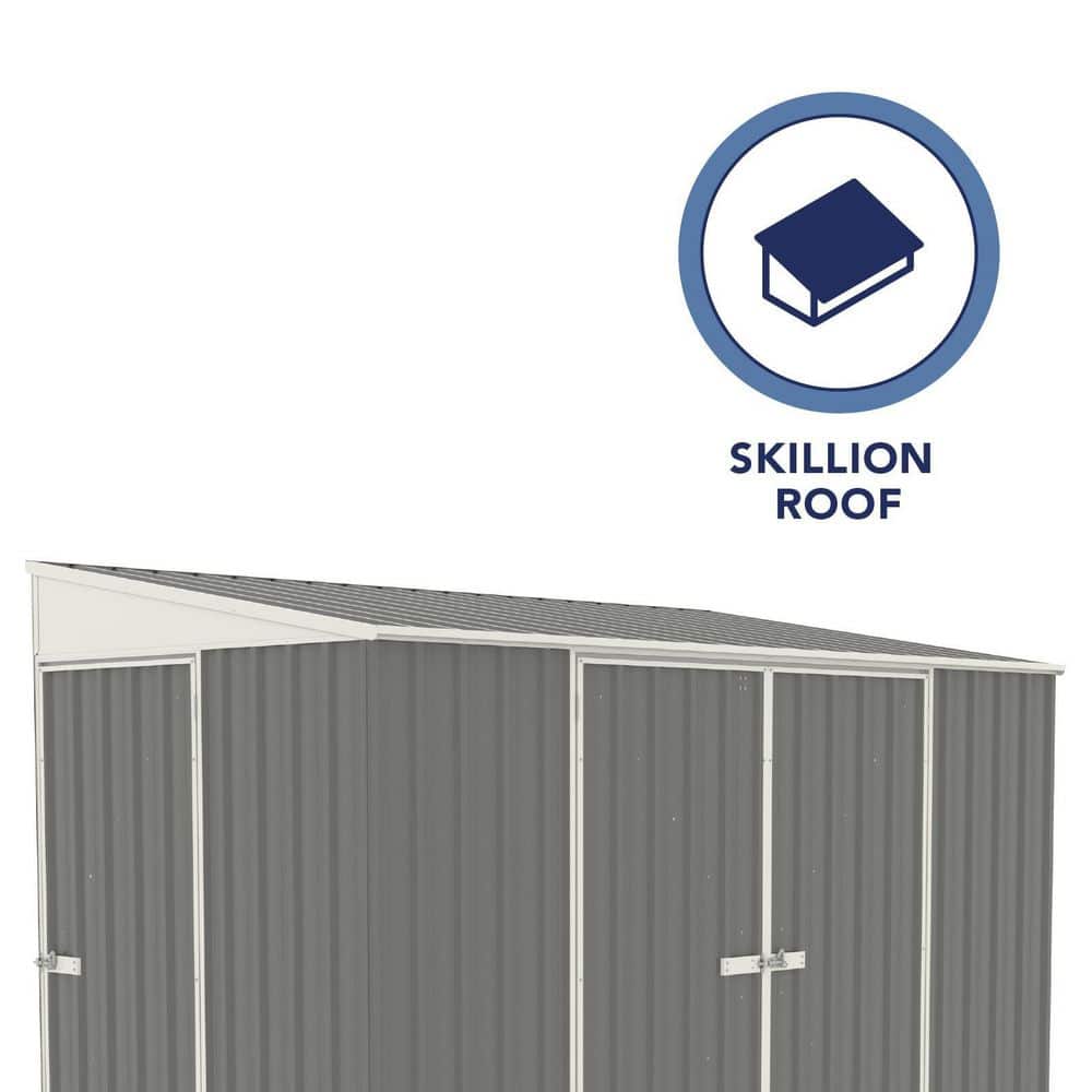 Durango 6x10 Woodland Gray Galvanized Steel Bike Shed Kit