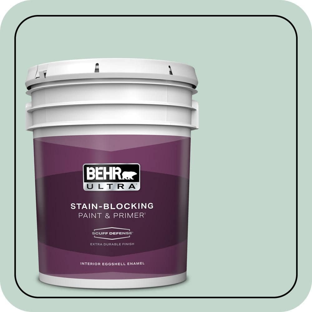 5 gal. #470E-3 Aqua Smoke Extra Durable Eggshell Enamel Interior Paint & Primer price history on PriceWatchPro