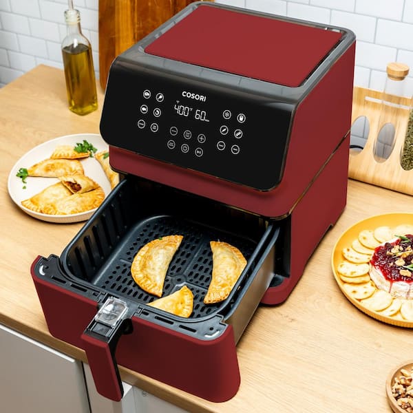 Cosori Pro XL II Smart 5.8 qt. Red Digital Air Fryer with Pizza Pan  KAAPAFCSSUS0089Y - The Home Depot