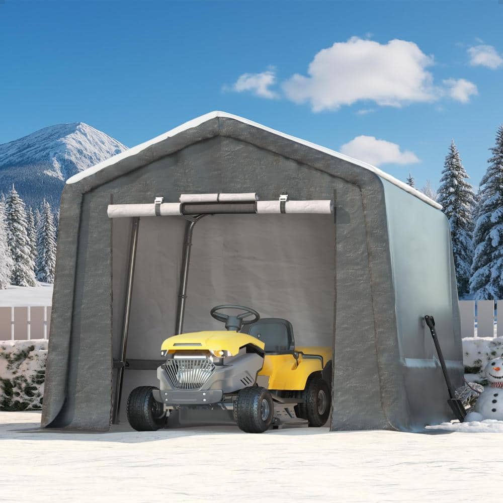 10x7FT Outdoor Storage Outdoor Storage Heavy Duty Waterproof PE Tarp, UV-Resistant Shelter for Motorcycle, Firewood price history on PriceWatchPro