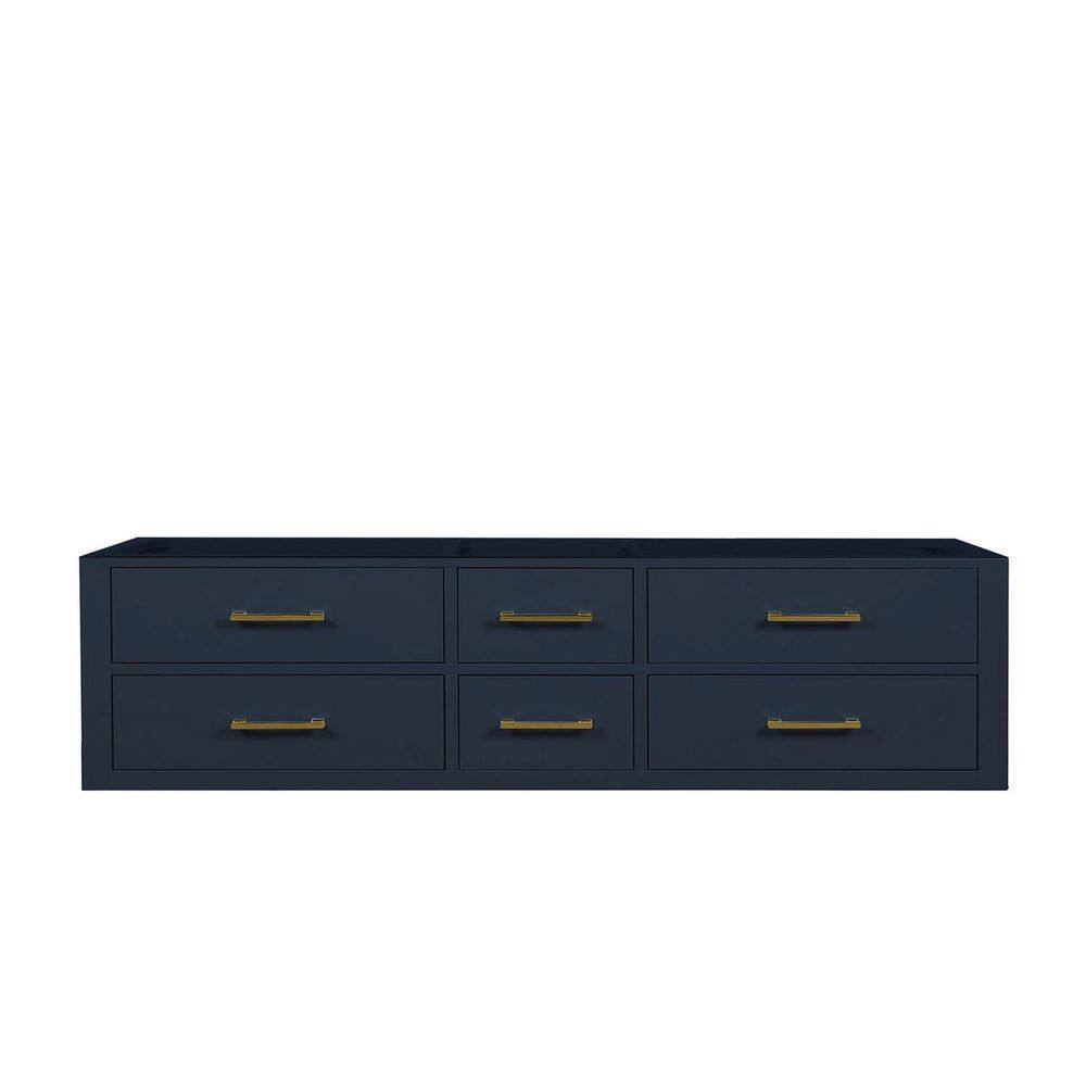 Sherman 72 in W x 22 in D Double Bath Vanity Cabinet without Top in Blue Double Assembled price history on PriceWatchPro