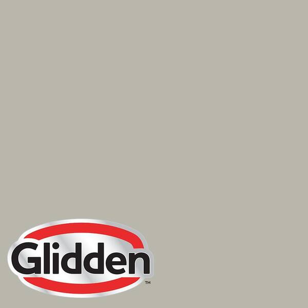 Glidden Essentials 1 gal. #HDGCN01 Aged Stucco Grey Flat Exterior Paint