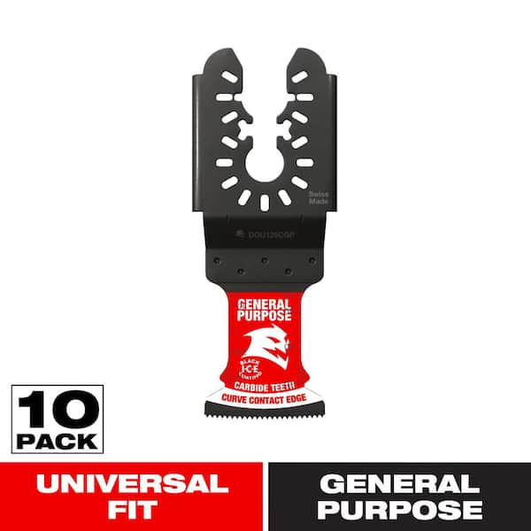 1-1/4 in. AMPED Demo Demon Universal Fit Carbide Teeth Oscillating Tool Blades for General Purpose Cuts (10-Pack)