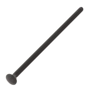 1/4 in. -20 x 6 in. Black Deck Exterior Carriage Bolt