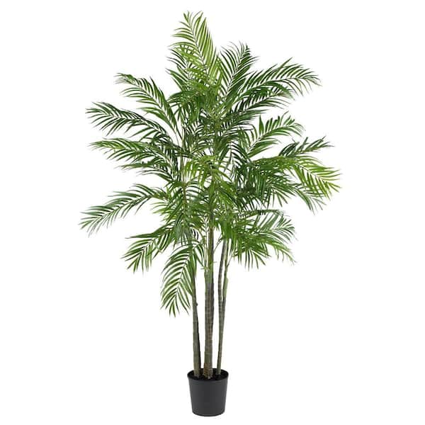 Nearly Natural 6 ft. Artificial Areca Palm Silk Tree