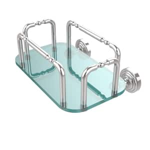 Waverly Place Wall Mounted Guest Towel Holder in Polished Chrome