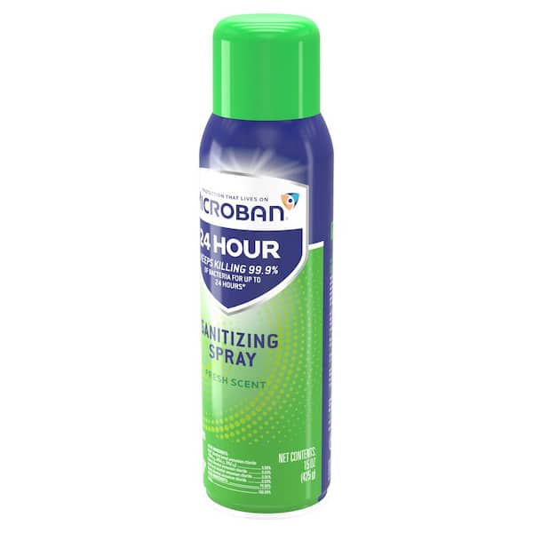 buy microban disinfectant spray 24 hour sanitizing and antibacterial spray sanitizing spray citrus scent 2 count 15 fl oz each packaging may vary online in indonesia b085s97mwm on microban 24 where to buy uk