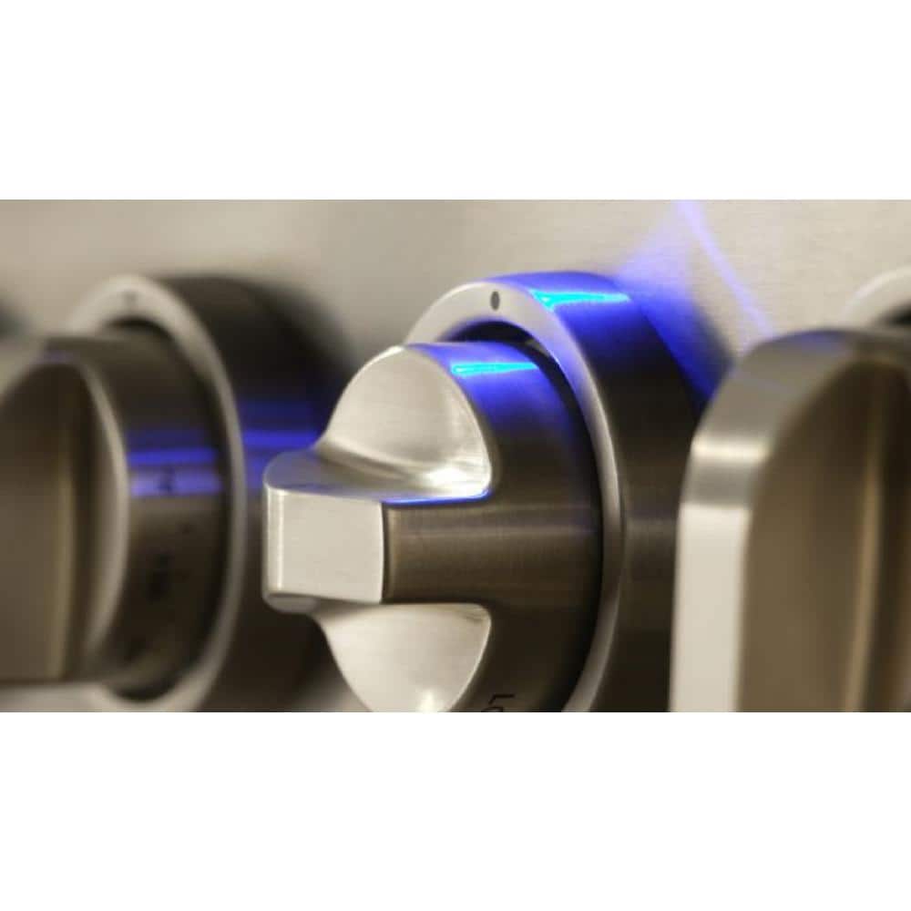 Thor 36" Stainless Steel Dual-Fuel Convection Range with Griddle