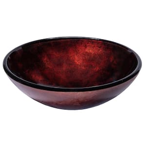 Reflections Vessel Sink in Red Copper