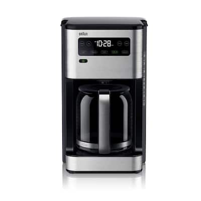 KF5650BK PureFlavor 14- Cup Black and Stainless Steel Programmable Drip Coffee Maker with FastBrew System