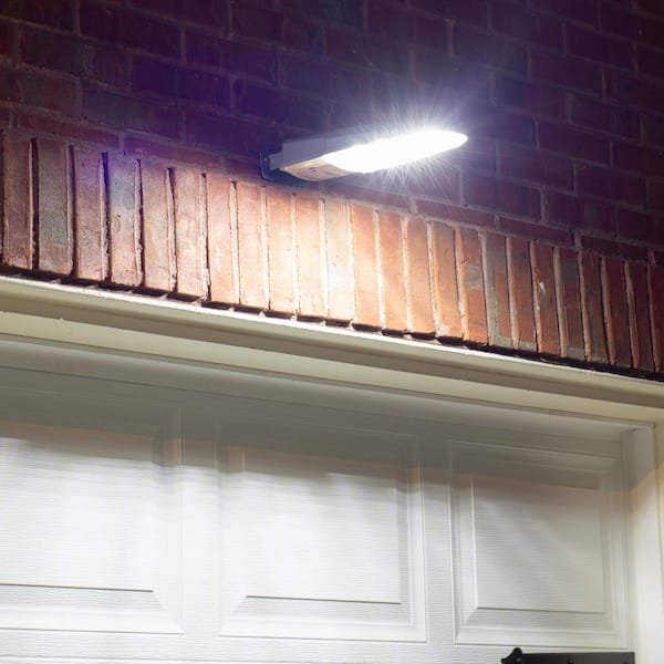 Yard Light 300 Lumens Grey Outdoor Waterproof Security Area Dual Color Wall Light with Mounting Arm or Direct to Wall