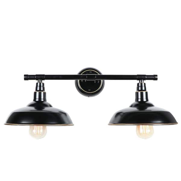 Unbranded Xavy Black Dusk to Dawn Outdoor Hardwired Barn Sconce