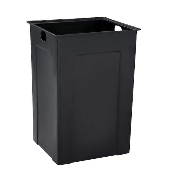 55 Gal. Extra Large Rigid Heavy-Duty Plastic Waterproof Trash Can Liner Bin with Handles