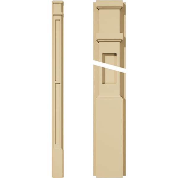 Ekena Millwork 2 in. D x 4 in. W x 60 in. L Primed Polyurethane Pilaster 1- Pack