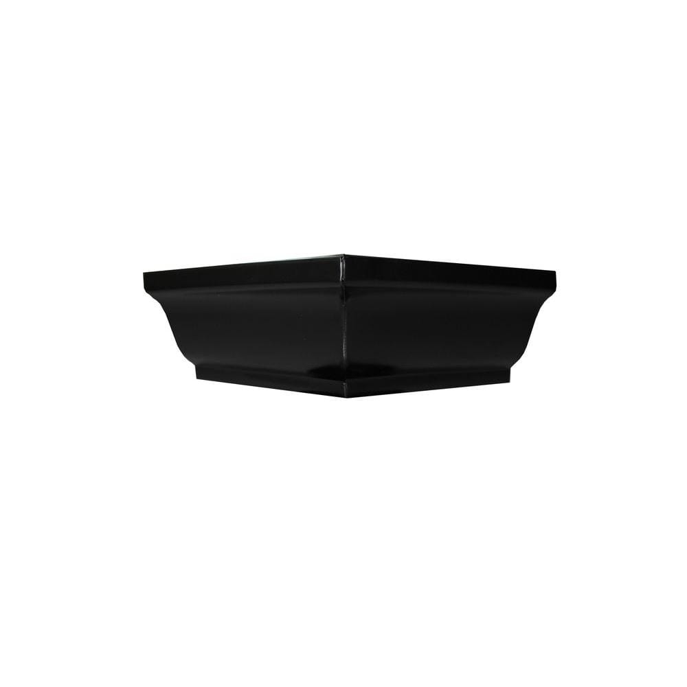 5 in. Black Aluminum Outside Box Miter price history on PriceWatchPro