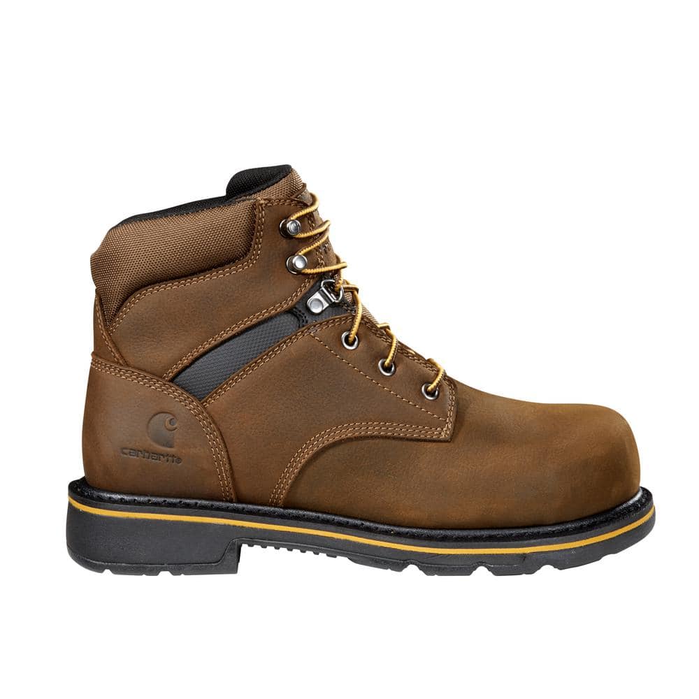 Carhartt Men's Traditional Welt 6 in. Lace Up Work Boot - Composite Toe -  Brown 010(M) CMW6284-10M - The Home Depot