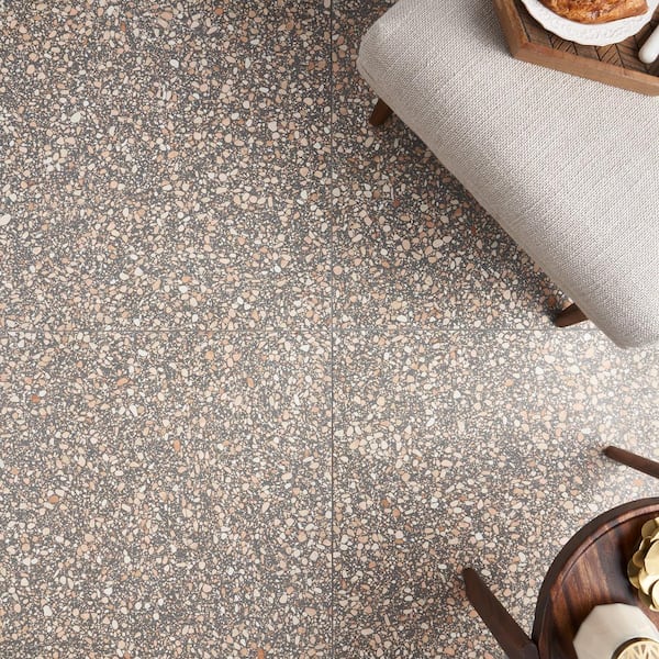 Terra Italia Rina 23.62 in. x 23.62 in. Honed Terrazzo Floor and Wall Tile (3.87 sq. ft./Each)