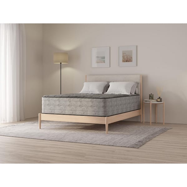 Classic Series Queen Plush Foam and Spring 14 in. Bed-in-a-Box Mattress
