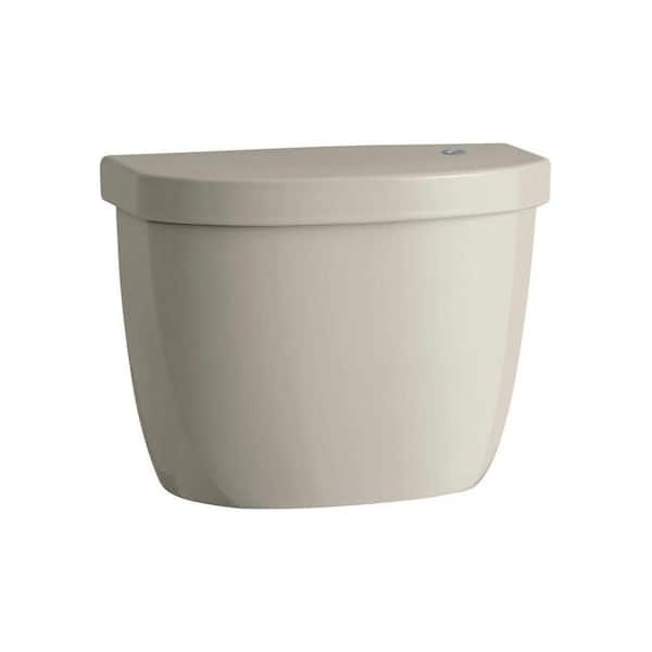 KOHLER Cimarron Touchless 1.28 GPF Single Flush Toilet Tank Only in Sandbar