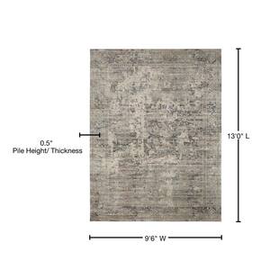 Graphite Greys 9 ft. 6 in. x 13 ft. Area Rug