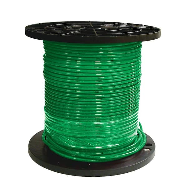 1000' SPT-1 Green Bare Wire Spool