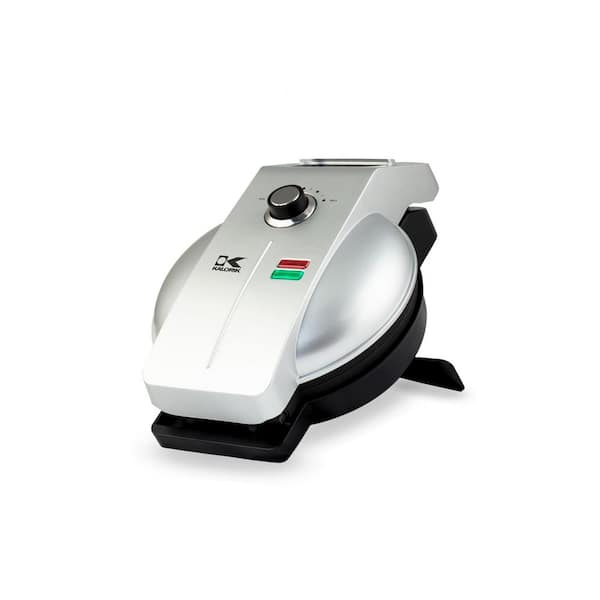 KALORIK Easy Pour Silver Belgian Waffle Maker