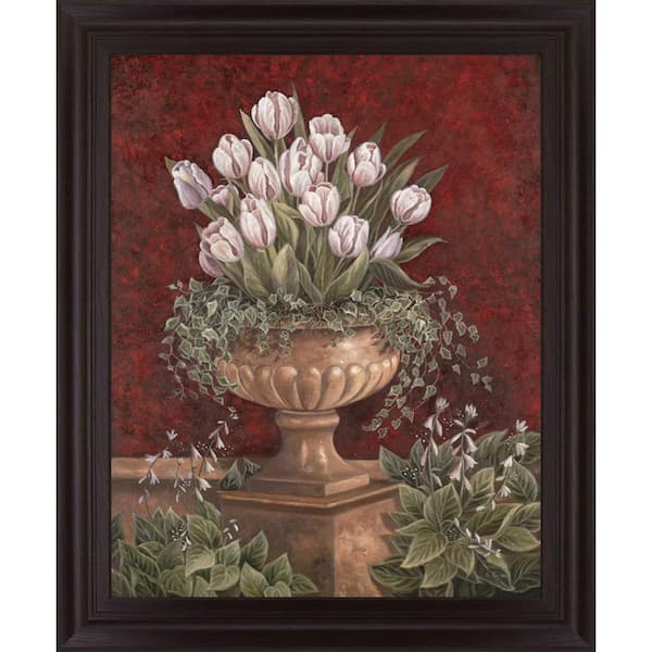 28 in. x 34 in. "Alexa's Tulips" By Betsy Brown Framed Print Wall Art