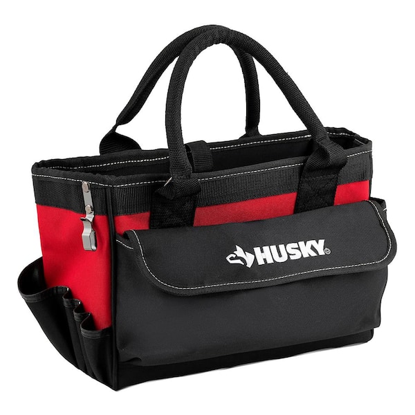 Husky 14 in. 15 Pocket Open Top Supply Tool Bag HD60014-TH - The