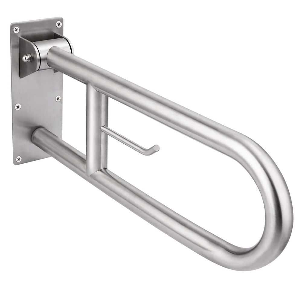 29.5 Inch Stainless Steel Toilet Safety Rails, Flip Up Grab Bars, Non Slip Shower Assist Handrails for Elderly price history on PriceWatchPro