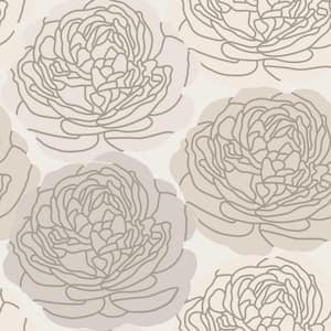 28.29 sq. ft. Bed of Roses Peel and Stick Wallpaper