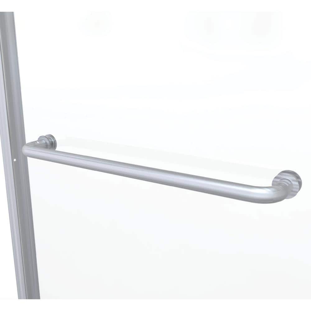 Infinity 70" Brushed Nickel Semi-Frameless Sliding Shower Door