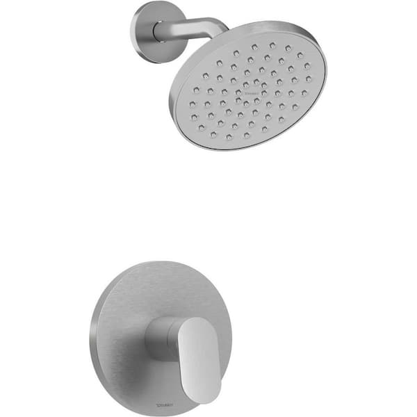 No. 1 1 Handle Shower Trim Kit in Brushed Nickel (Valve Included)