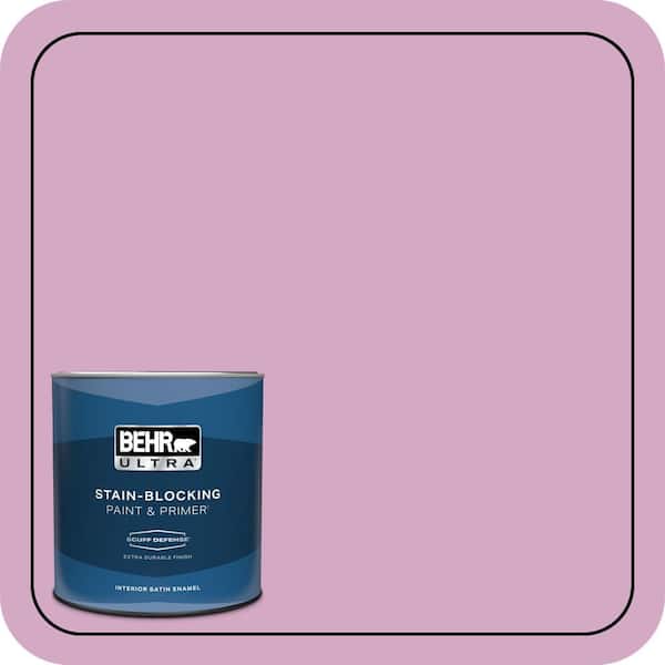 BEHR ULTRA 1 qt. #M120-4 Heart to Heart Extra Durable Satin Enamel Interior Paint & Primer