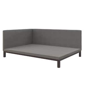 Darlene Gray Linen Upholstered Full Daybed