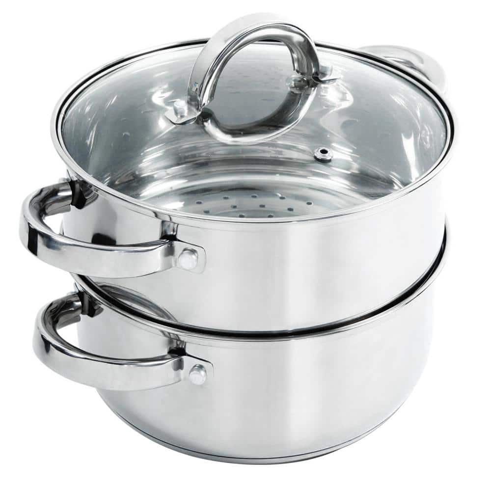 Wholesale Cheap Price Pots Hammered Steamer Big Cooking Pot Stainless Steel  Large Tableware OEM custom logo From m.