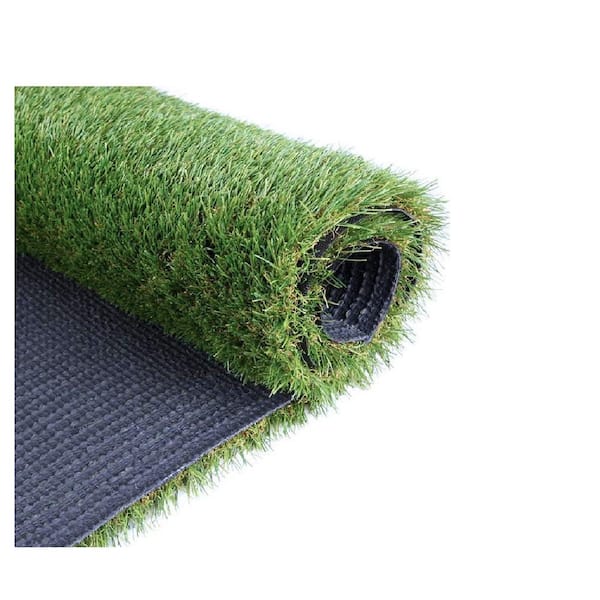 Afoxsos Synthetic Artificial Grass Turf Lawn 8ft x 10ft, 1.38" Outdoor/Indoor Fake Grass Rug for Dogs with Drainage Holes