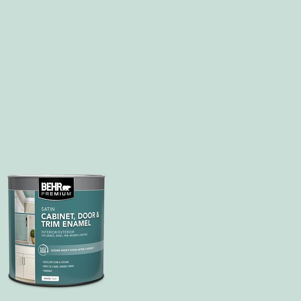 1 qt. #MQ3-20 Whipped Mint Satin Enamel Interior/Exterior Cabinet, Door & Trim Paint price history on PriceWatchPro