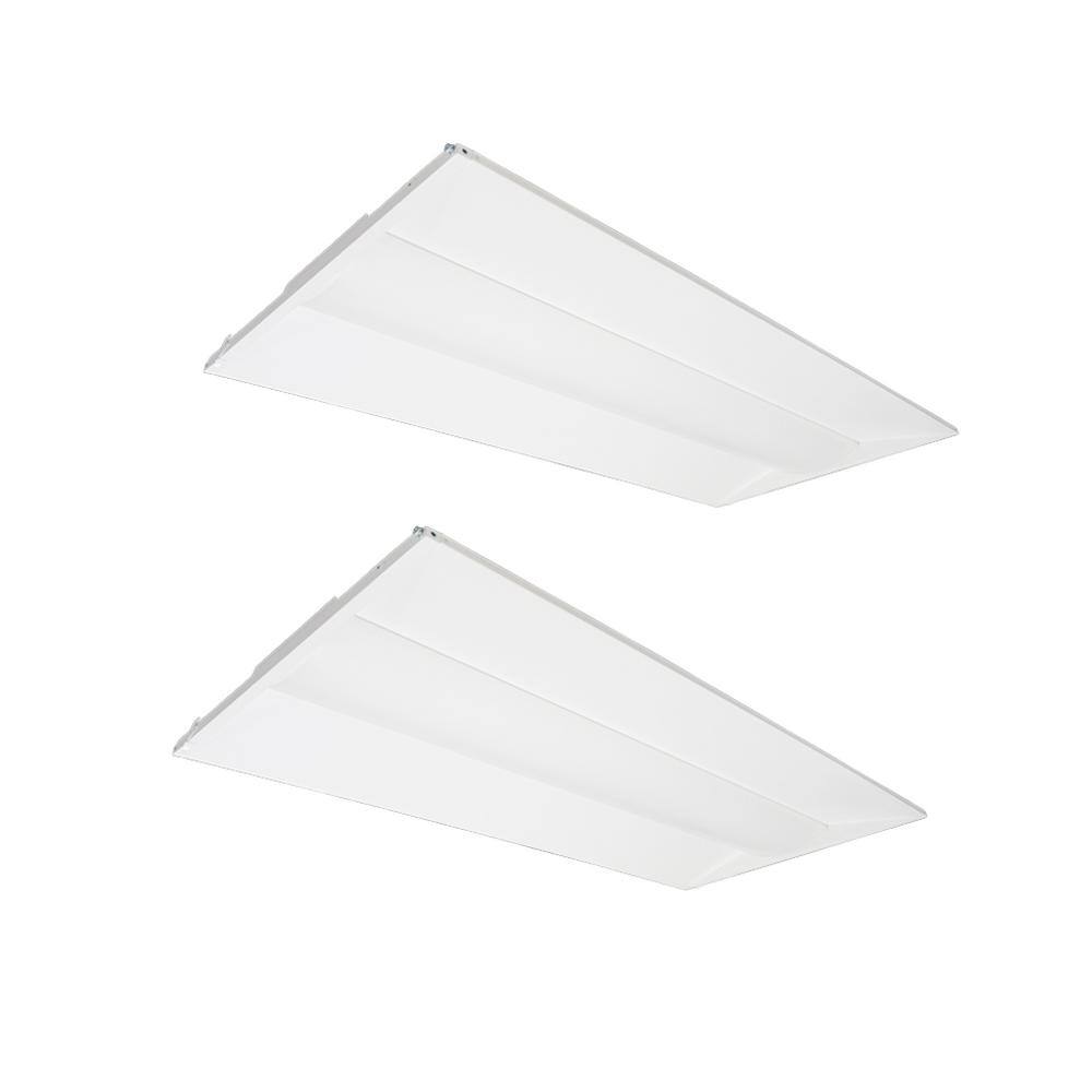 MEDINAH POWER 2 ft. x 4 ft. Integrated LED Watt/CCT Selectable White ...