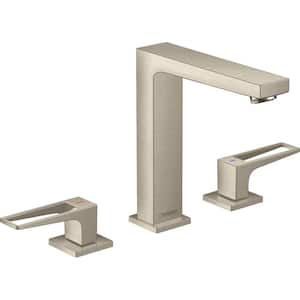 Metropol 8 in. Widespread 2-Handle Bathroom Faucet in Brushed Nickel